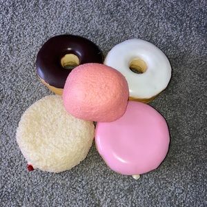 Vintage 1987 Lot of Dunkin Donuts Doughnuts Play Food Fisher Price